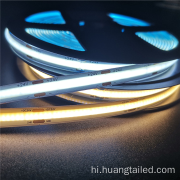 384Leds/m एलईडी टेप लचीला कोब एलईडी लाइट स्ट्रिप
